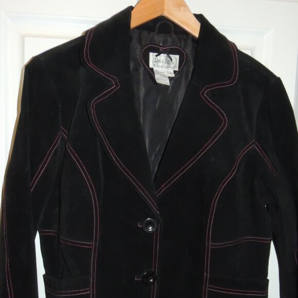 Suede, leather coat - Picture 1 of 9